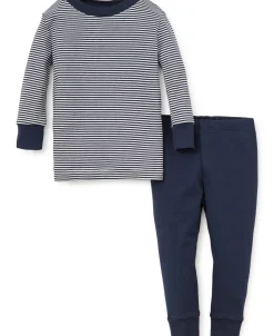 Kissy Kissy Navy Kissy Essentials Pajama Set> Pajamas|Classic Collections