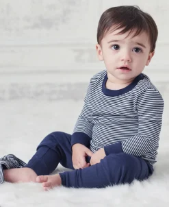 Kissy Kissy Navy Kissy Essentials Pajama Set> Pajamas|Classic Collections