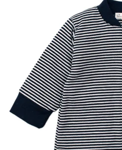 Kissy Kissy Kissy Essentials Stripe Zip Footie> Footies|Pajamas
