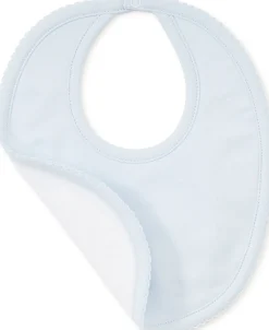 Kissy Kissy Personalized Blue Kissy Basics Bib> Bibs|Classic Collections