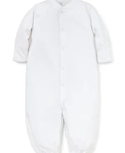 Kissy Kissy Personalized White/Blue Kissy Basics Conv. Gown> Convertible Gowns|White Basics