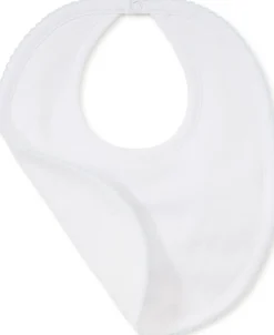 Kissy Kissy Personalized White/Blue Kissy Basics Bib> Bibs|White Basics