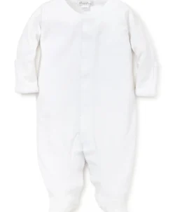 Kissy Kissy Personalized White Kissy Basics Footie NEW> Footies|White Basics