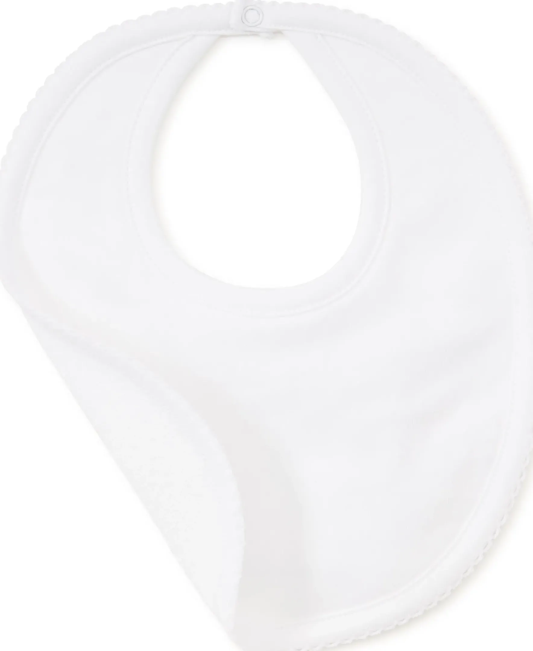 Kissy Kissy Personalized White Kissy Basics Bib> Bibs|White Basics