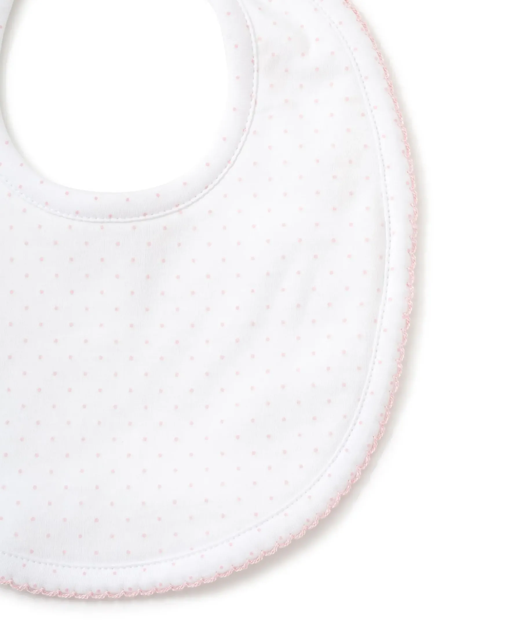 Kissy Kissy Personalized New Kissy Dots Print Bib> Bibs|White Basics