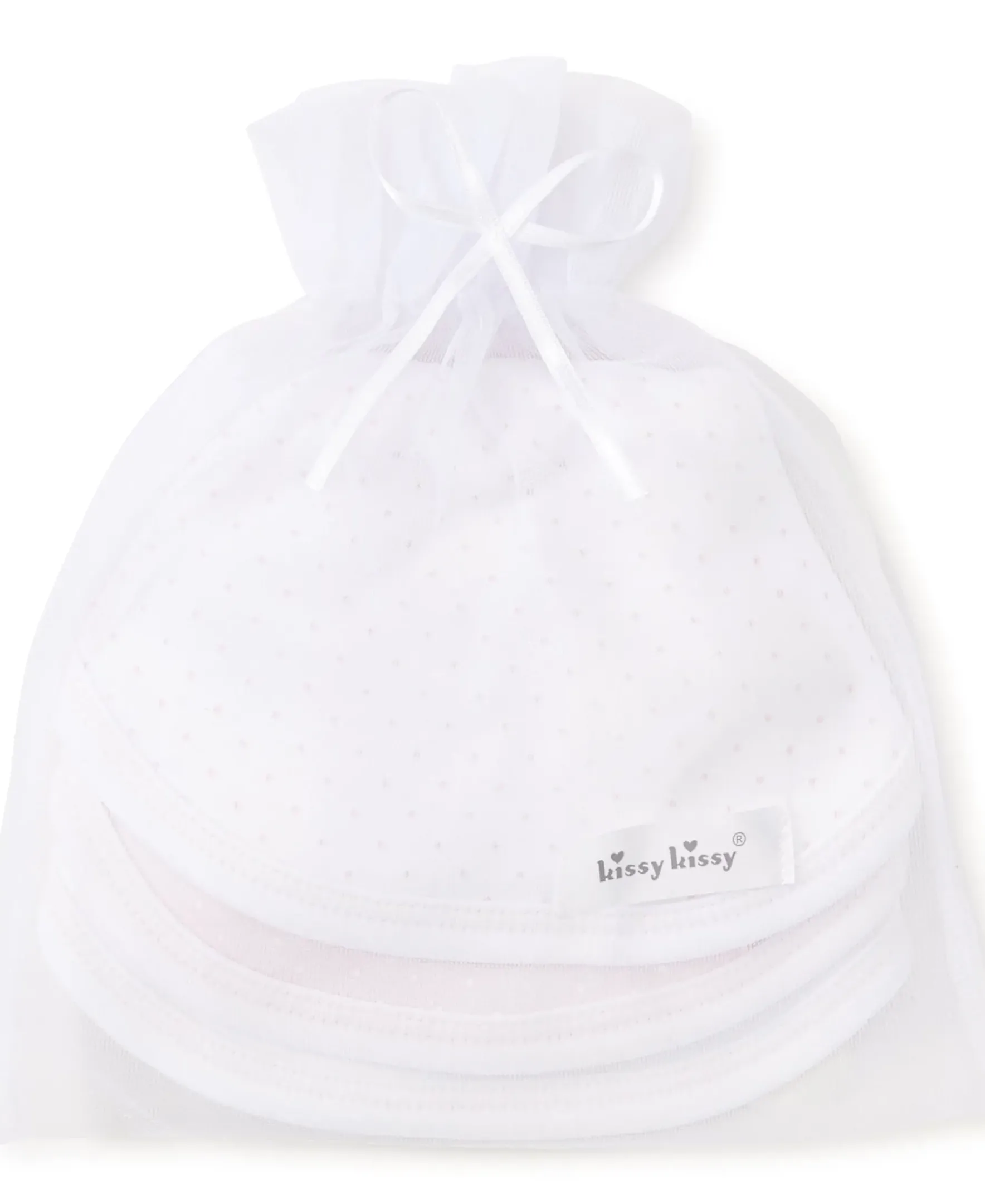 Kissy Kissy 3 Pack Bib Set w/ Tulle Bag> Bibs|Multipacks + Sets