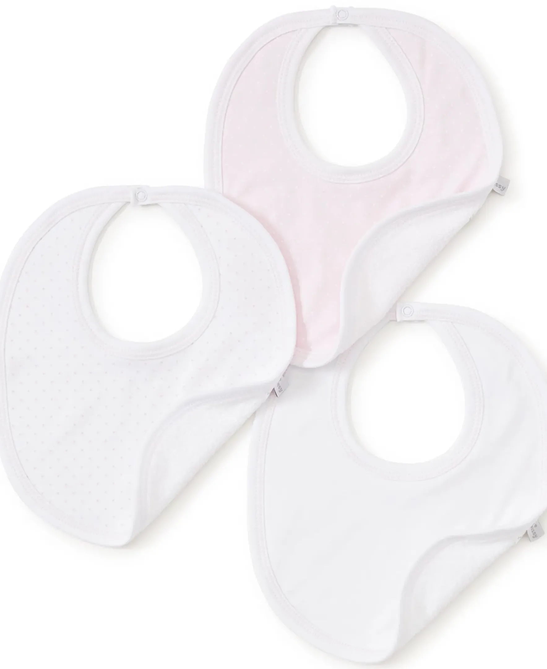 Kissy Kissy 3 Pack Bib Set w/ Tulle Bag> Bibs|Multipacks + Sets