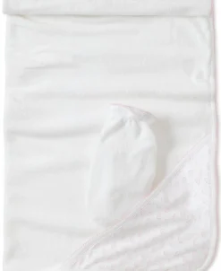 Kissy Kissy Ele-Fun Towel with Mitt> Hooded Bath Towels|Classic Collections
