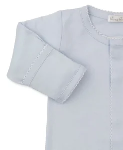 Kissy Kissy Pique Bunny Bash Blue Footie><noscript><img width=