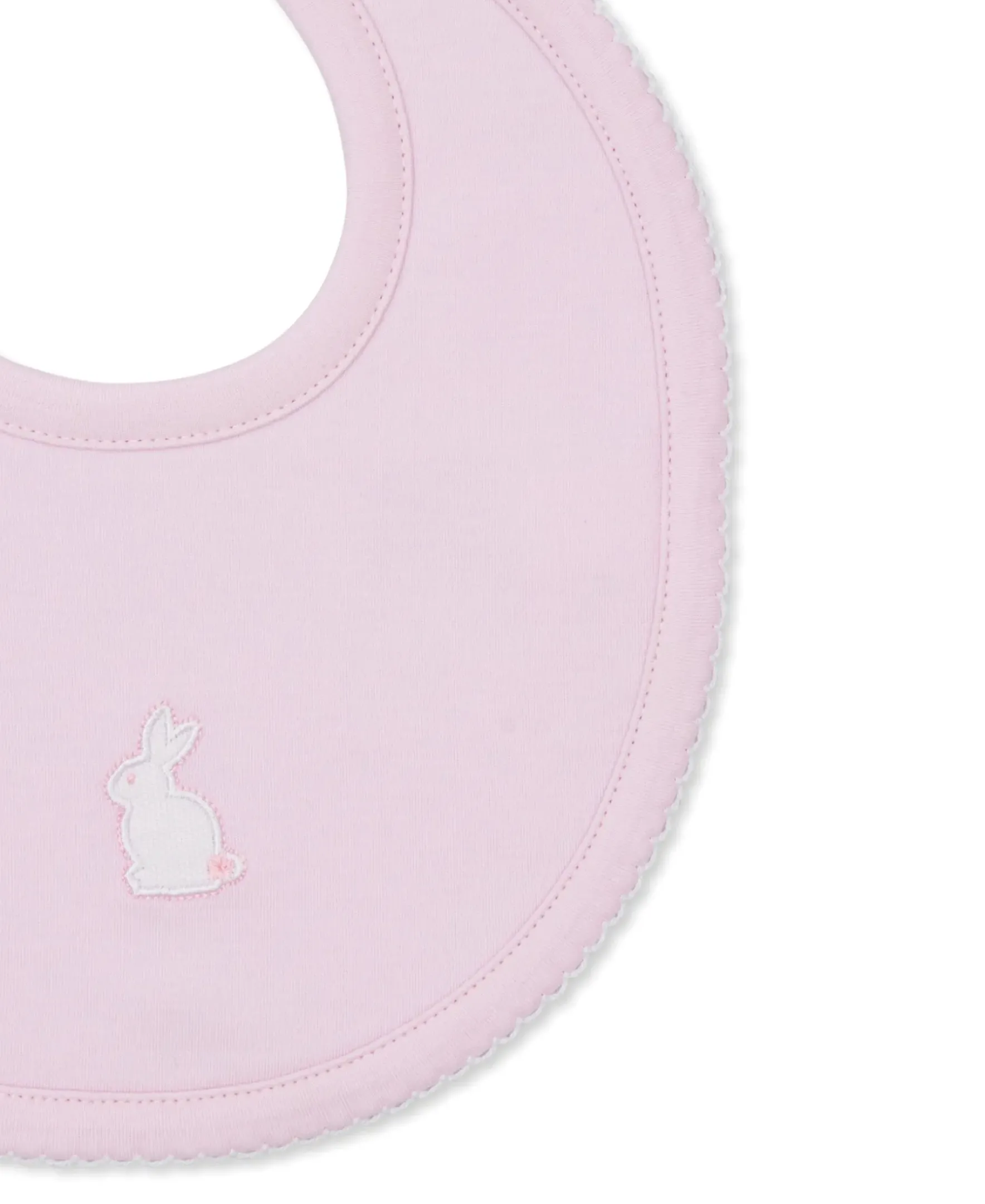 Kissy Kissy Pique Bunny Bash Bib> Bibs