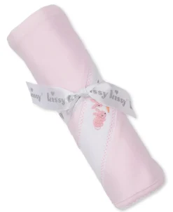 Kissy Kissy Premier Baby Bunny Patch Hand Emb. Blanket> Blankets|Smocking + Hand Embroidery
