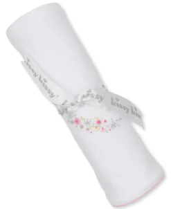 Kissy Kissy Premier Flowers & Vines White Hand Emb. Blanket> Blankets|Smocking + Hand Embroidery