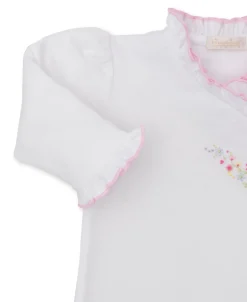 Kissy Kissy Premier Flowers & Vines White Hand Emb. Sack><noscript><img width=