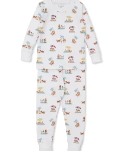 Kissy Kissy Puppy Beach Daze Toddler Pajama Set>Kids Pajamas|Pajamas