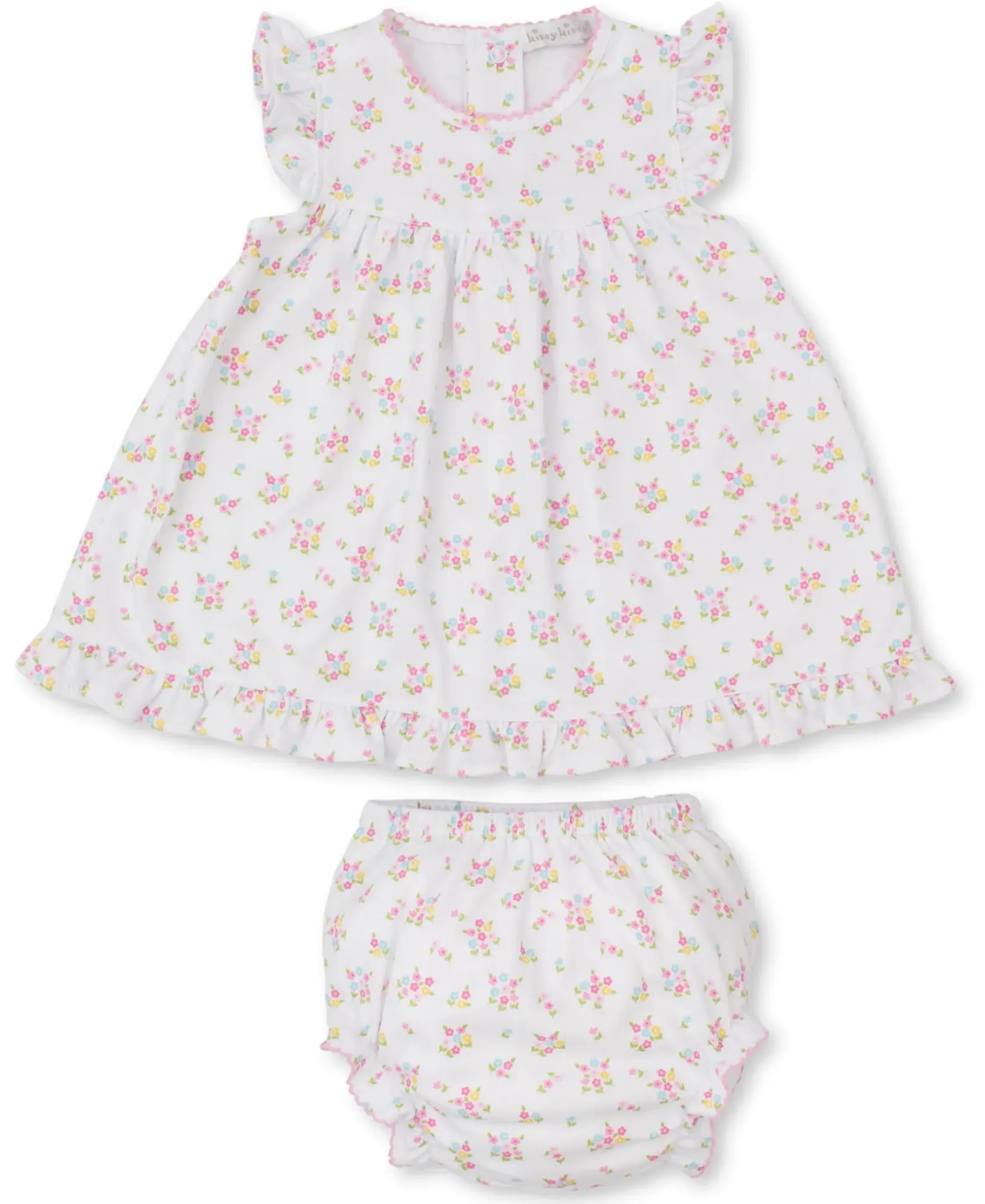 Kissy Kissy Rainbow Flowers Dress Set> Dresses + Bubbles