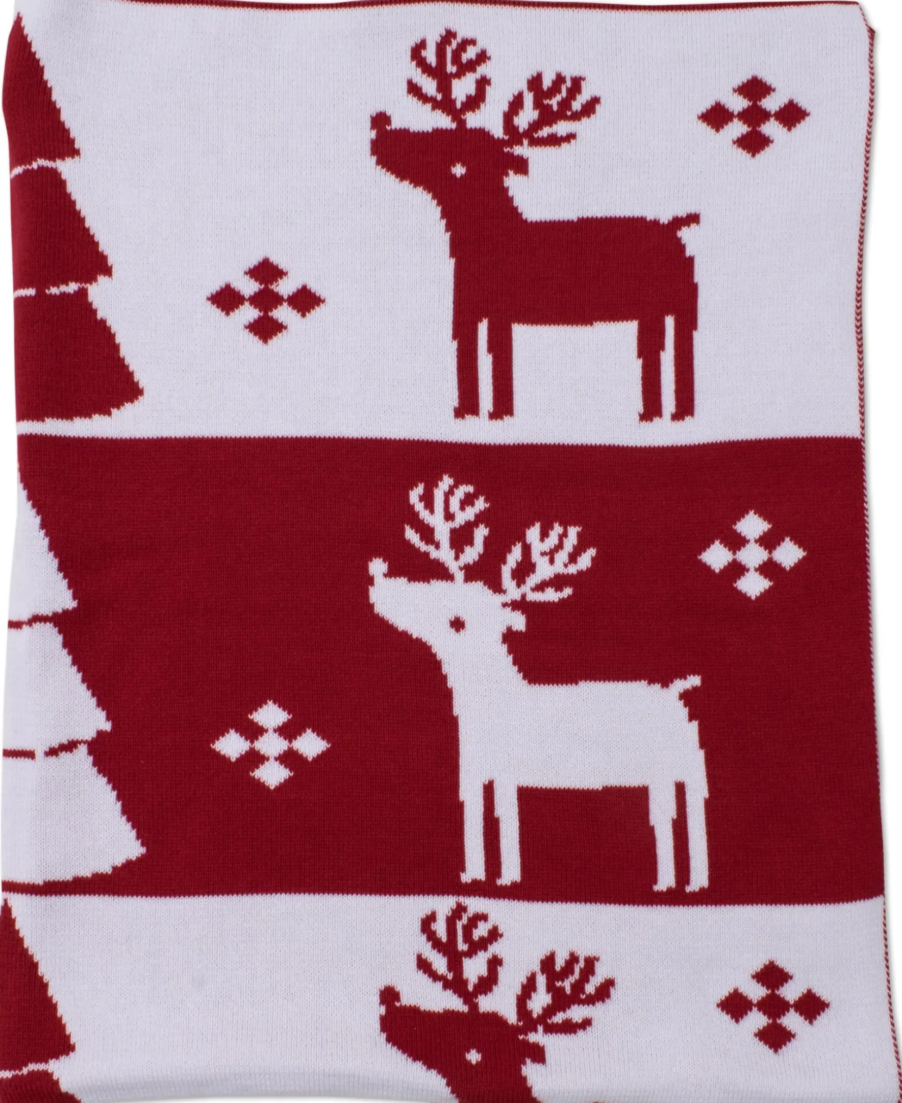 Kissy Kissy Reindeer Knit Novelty Blanket> Blankets|Classic Collections