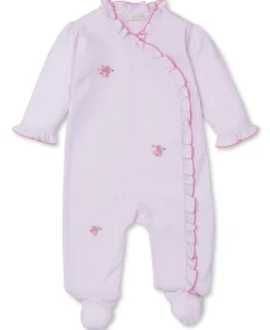 Kissy Kissy SCE Roses and Blooms Hand Emb. Footie> Footies|Smocking + Hand Embroidery