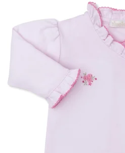 Kissy Kissy SCE Roses and Blooms Hand Emb. Footie> Footies|Smocking + Hand Embroidery