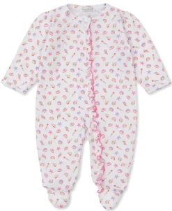 Kissy Kissy Sea Shell Magic Zip Footie> Footies|Pajamas