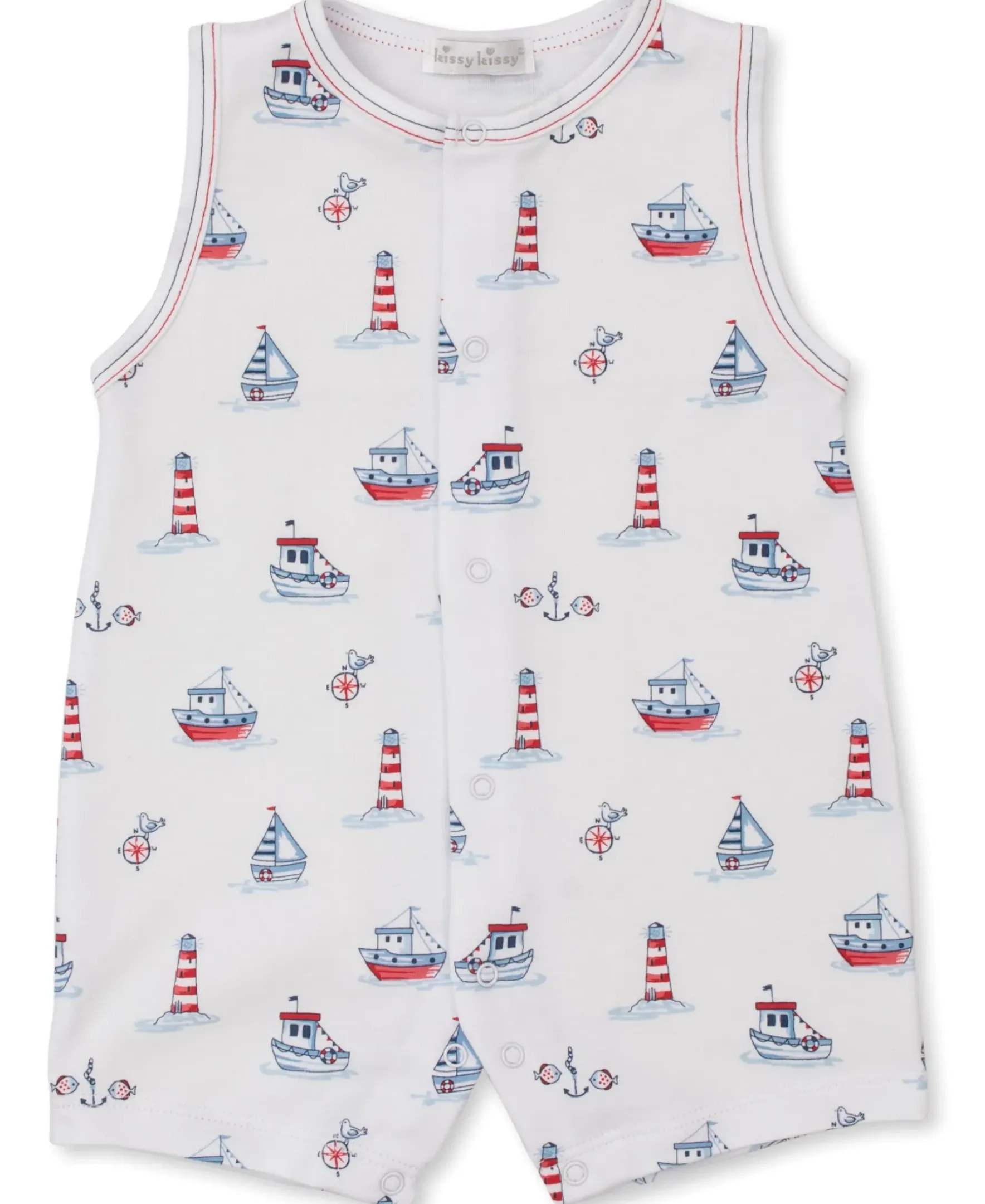Kissy Kissy Seas the Day Sleeveless Playsuit> Playsuits|Rompers