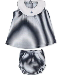 Kissy Kissy Seas the Day Stripe Dress Set> Dresses + Bubbles