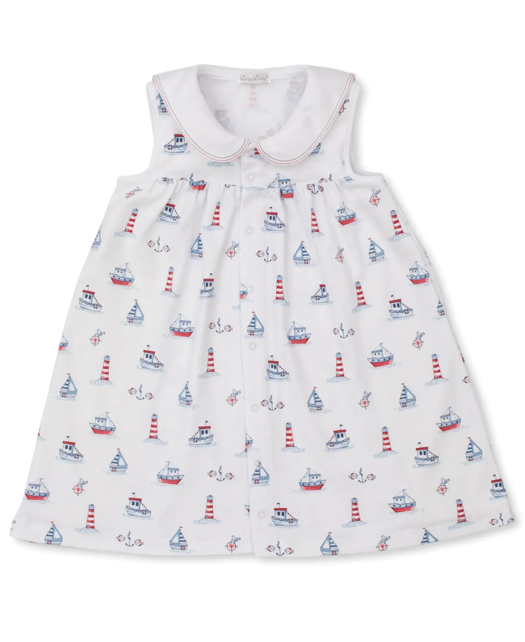 Kissy Kissy Seas the Day Toddler Dress>Kids Dresses|Dresses + Bubbles