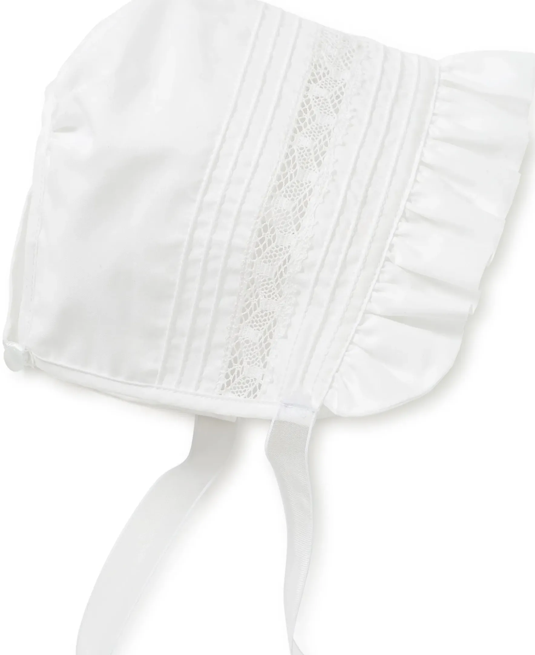 Kissy Kissy Silene Christening Gown & Hat Set> Hats|Smocking + Hand Embroidery