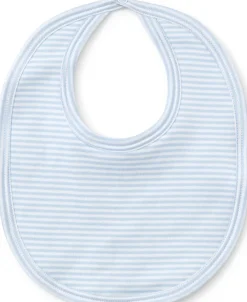 Kissy Kissy Simple Stripes Blue Bib> Bibs|Classic Collections