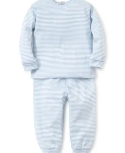 Kissy Kissy Simple Stripes Blue Long Sleeve Tee and Pant Set> Classic Collections