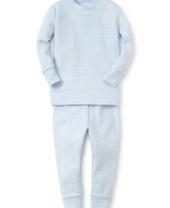 Kissy Kissy Simple Stripes Blue Pajama Set> Pajamas|Classic Collections
