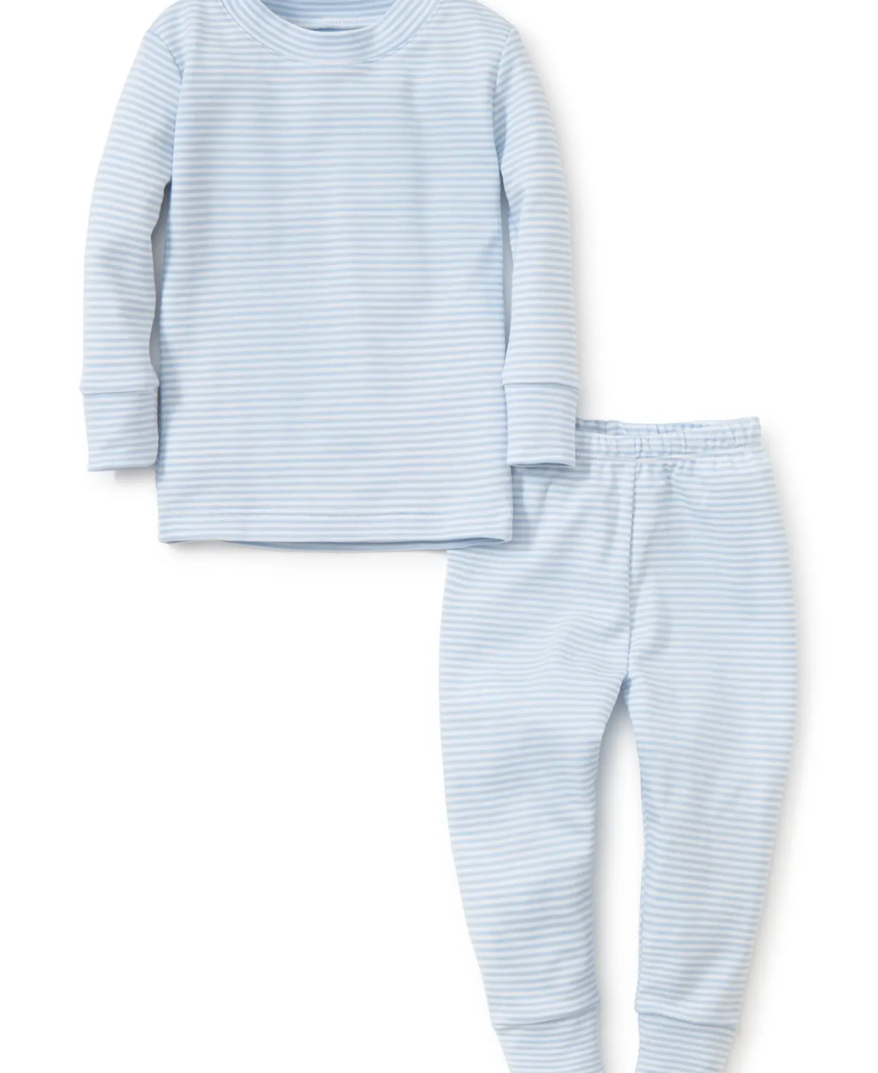 Kissy Kissy Simple Stripes Blue Toddler Pajama Set>Kids Pajamas|Pajamas