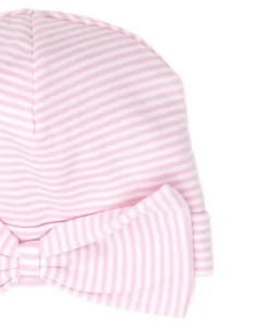 Kissy Kissy Simple Stripes Bow Hat><noscript><img width=