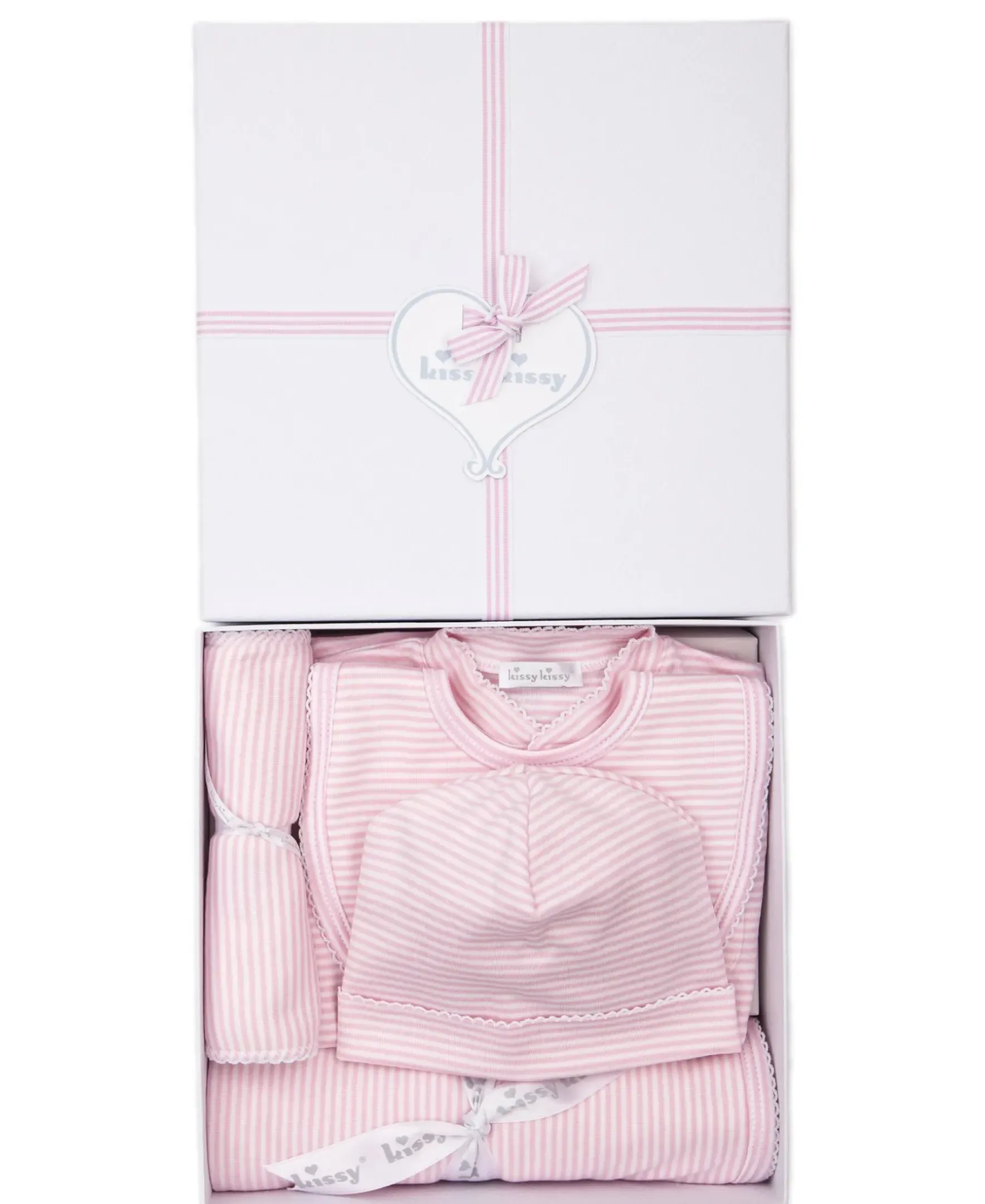 Kissy Kissy Simple Stripes 5PC Gift Set w/ Gift Box> Classic Collections