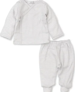 Kissy Kissy Simple Stripes Footed Pant Set> Classic Collections