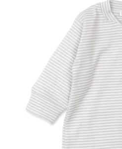 Kissy Kissy Simple Stripes Zip Footie> Footies|Pajamas