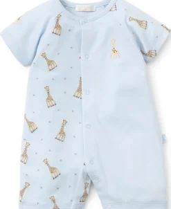 Kissy Kissy Sophie la girafe Blue Print Short Playsuit> Playsuits|Rompers