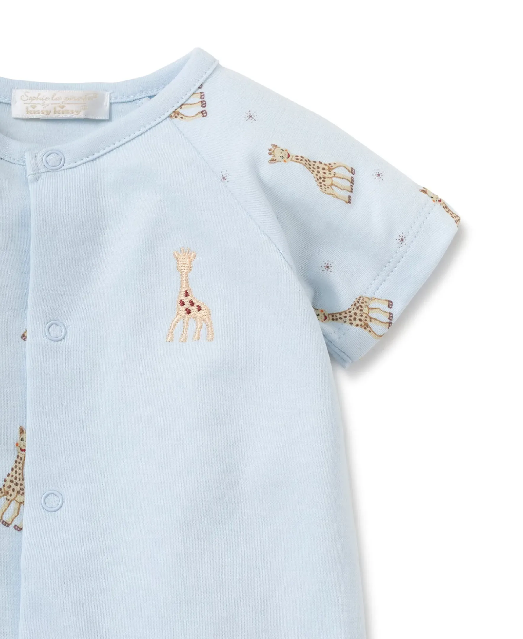 Kissy Kissy Sophie la girafe Blue Print Short Playsuit> Playsuits|Rompers