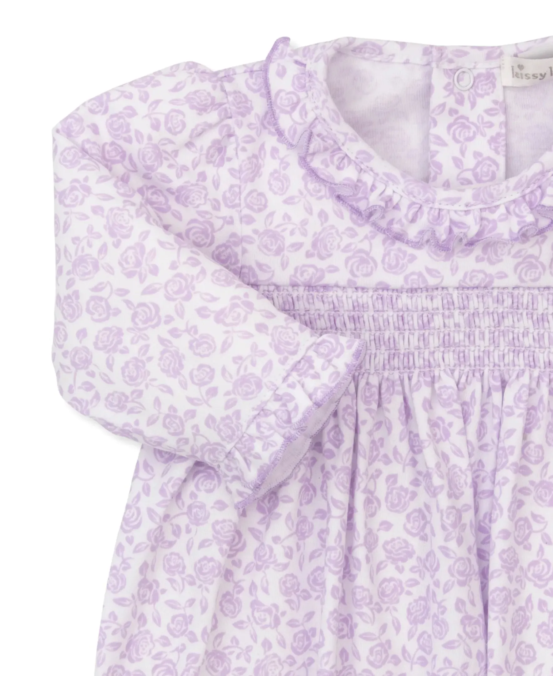 Kissy Kissy Summer Gardens Smocked Sack> Smocking + Hand Embroidery