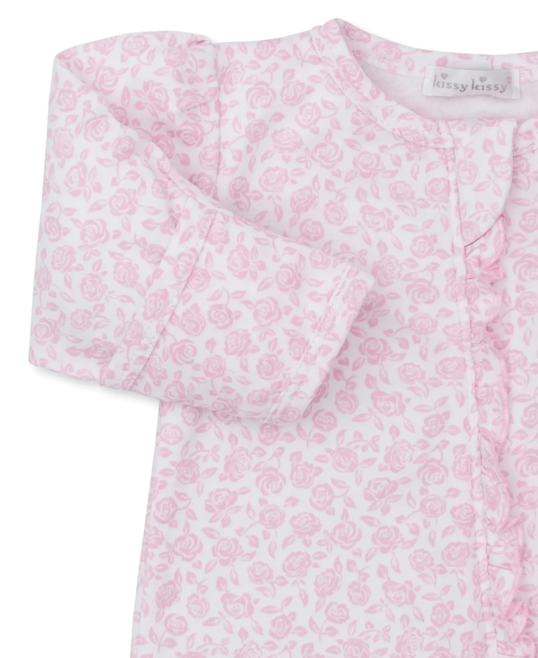 Kissy Kissy Summer Gardens Zip Footie> Footies|Pajamas