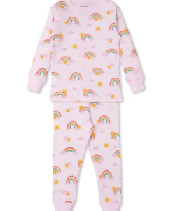 Kissy Kissy Sunshine Rainbows Toddler Pajama Set>Kids Pajamas|Pajamas