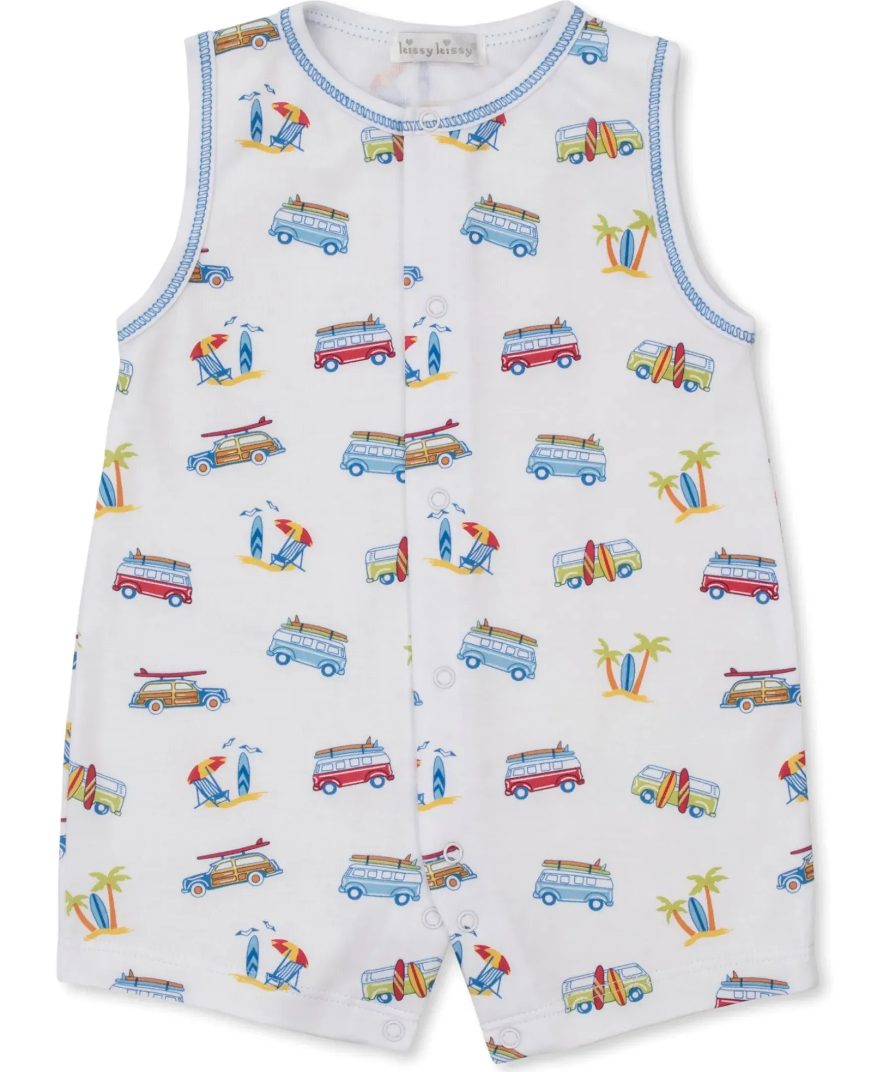 Kissy Kissy Surfing Vans Sleeveless Playsuit> Playsuits|Rompers
