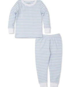 Kissy Kissy Team Stripes Blue Pajama Set>Kids Pajamas|Pajamas