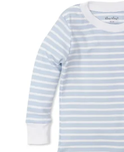 Kissy Kissy Team Stripes Blue Toddler Pajama Set>Kids Pajamas|Pajamas