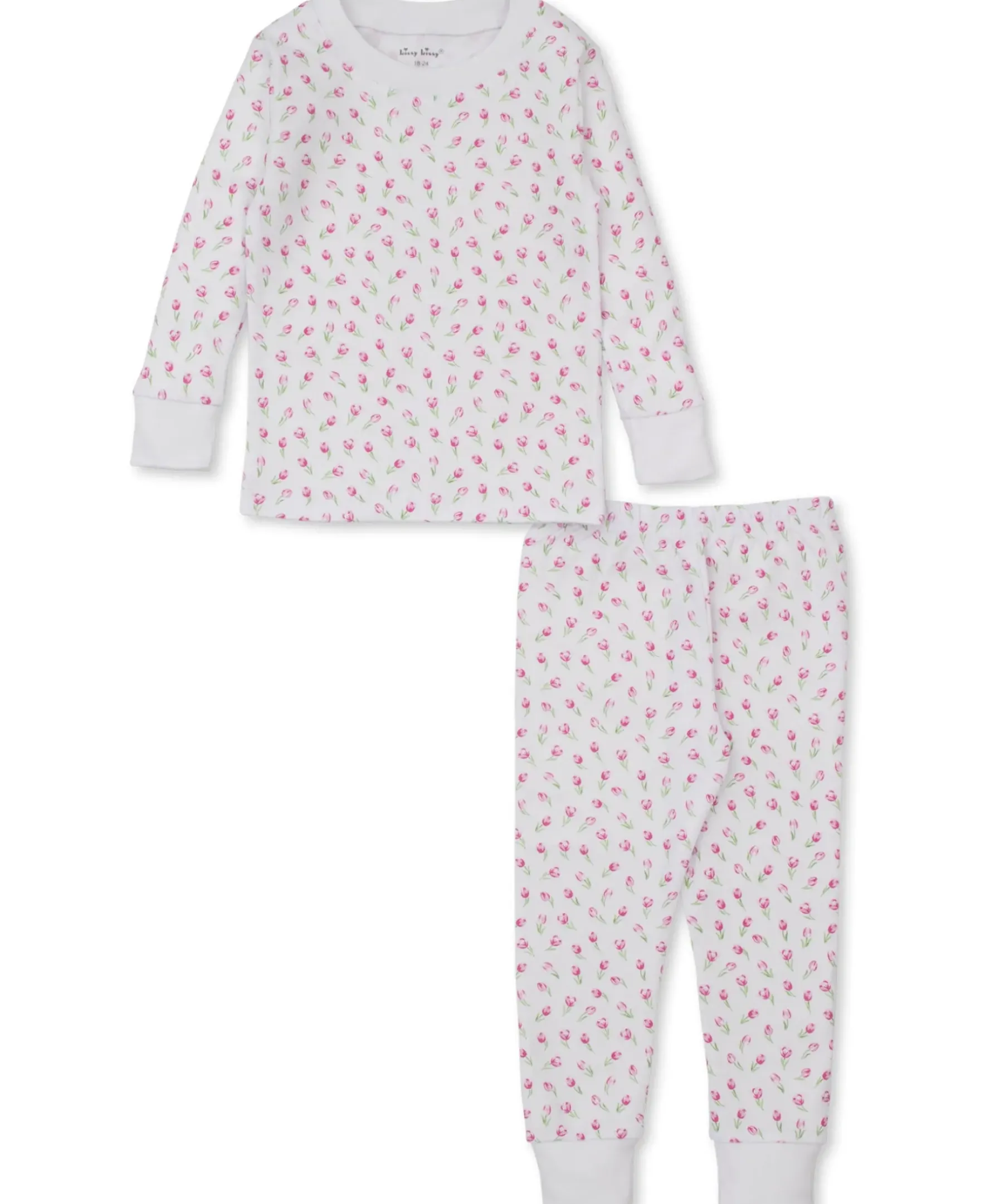 Kissy Kissy Tulip Blossoms White Pajama Set> Pajamas|White Basics