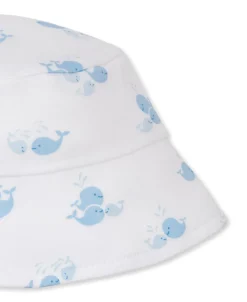 Kissy Kissy Whale Wonder Blue Bucket Hat><noscript><img width=
