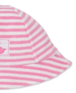 Kissy Kissy Whale Wonder Stripe Terry Sunhat><noscript><img width=