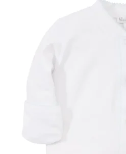 Kissy Kissy White/Blue Kissy Basics Footie> Footies|White Basics