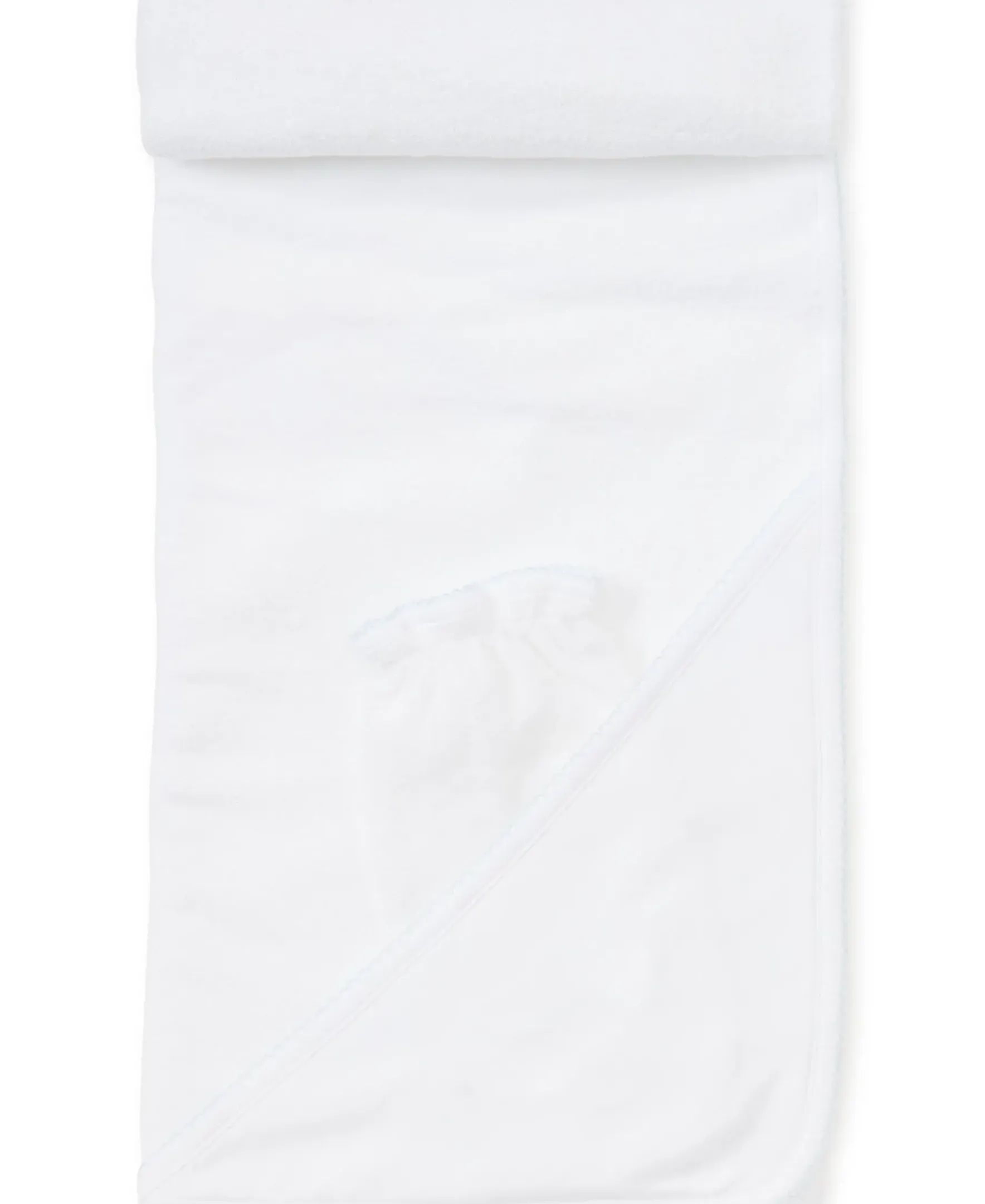 Kissy Kissy White/Blue Kissy Basics Hooded Towel & Mitt Set> Hooded Bath Towels|White Basics