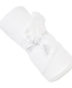 Kissy Kissy White/Blue Kissy Basics Hooded Towel & Mitt Set> Hooded Bath Towels|White Basics