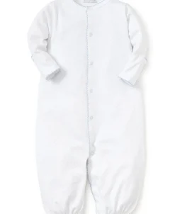 Kissy Kissy White/Blue New Kissy Dots Print Converter Gown> Convertible Gowns|White Basics
